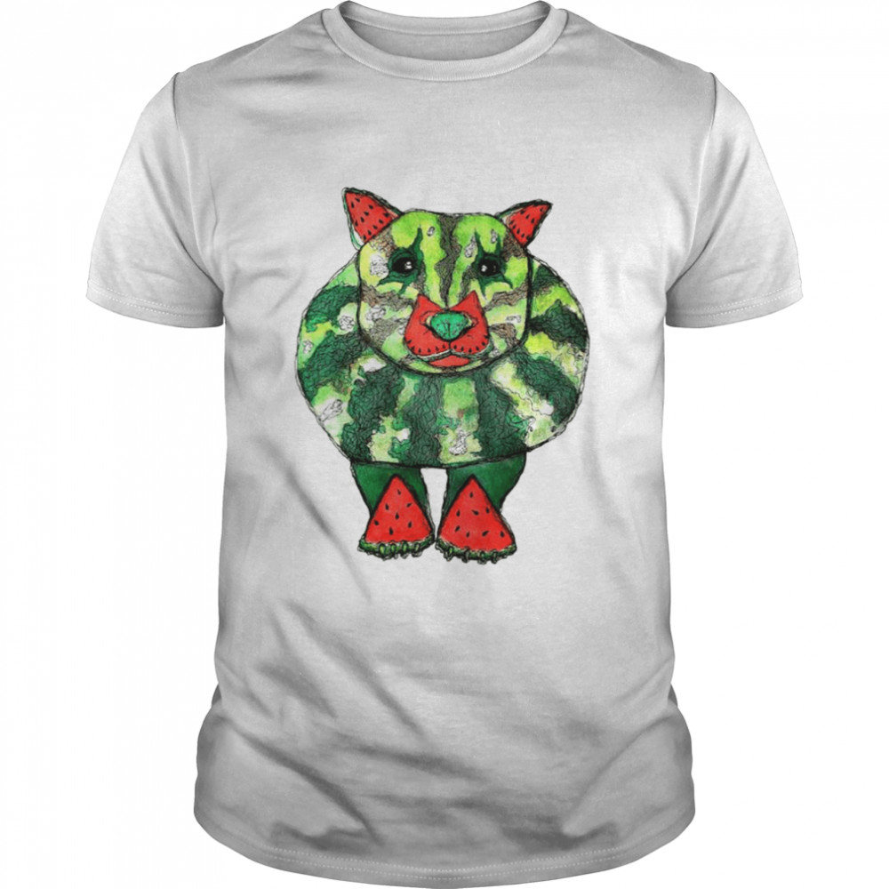 Watermelon Wombat Dog Mashup Shirt