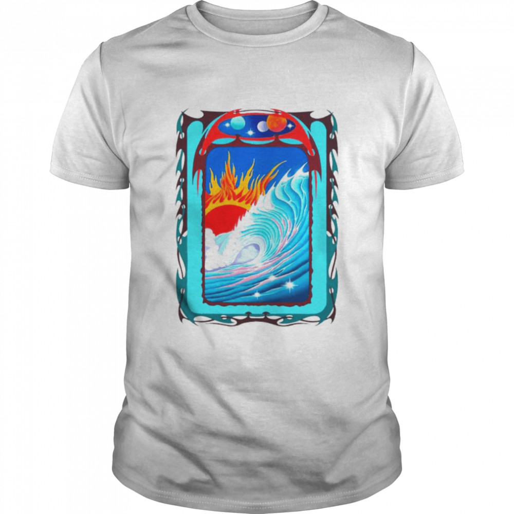 Wave Surreal And Sun Shirt