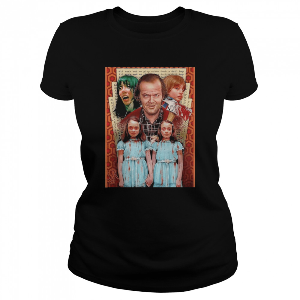 Who Are The Grady Twins In The Shining All Work And No Play Makes Jack A Dull Boy Halloween Shirt 1 » Cool Gifts for You - Mfamilygift Who Are The Grady Twins In The Shining All Work And No Play Makes Jack A Dull Boy Halloween Shirt 1