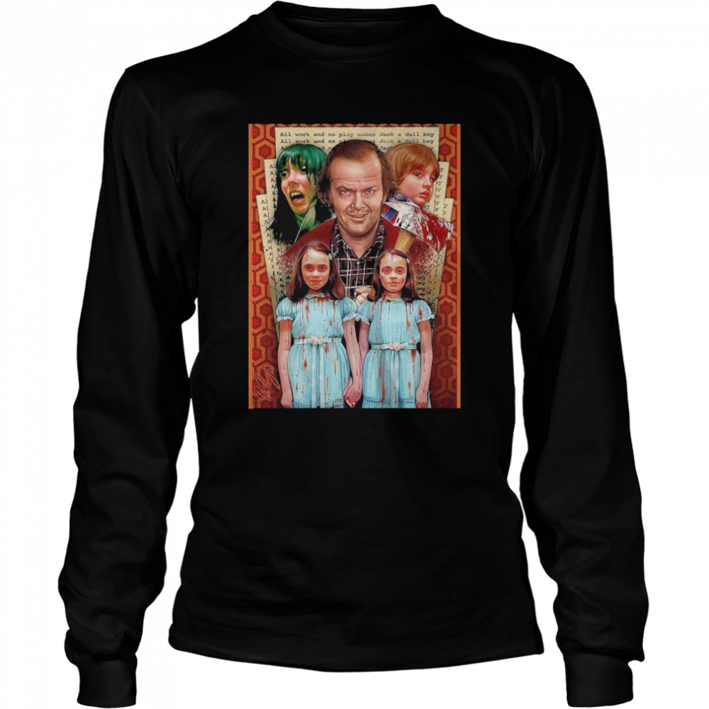 Who Are The Grady Twins In The Shining All Work And No Play Makes Jack A Dull Boy Halloween Shirt 2 » Cool Gifts for You - Mfamilygift Who Are The Grady Twins In The Shining All Work And No Play Makes Jack A Dull Boy Halloween Shirt 2