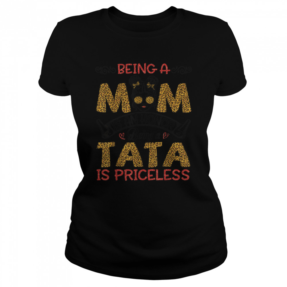 Being A Mom Is Honor Being A Tata Is Priceless Mother Mommy T-Shirt B09w91957x 1 » Cool Gifts for You - Mfamilygift Being A Mom Is Honor Being A Tata Is Priceless Mother Mommy T-Shirt B09w91957x 1