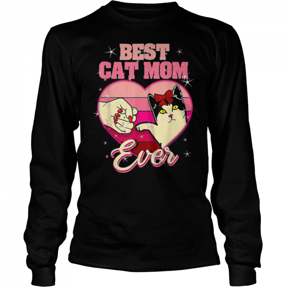 Best Cat Mom Ever Cat Lover Women Happy Mothers Day T-Shirt B09w8y395d 2 » Cool Gifts for You - Mfamilygift Best Cat Mom Ever Cat Lover Women Happy Mothers Day T-Shirt B09w8y395d 2