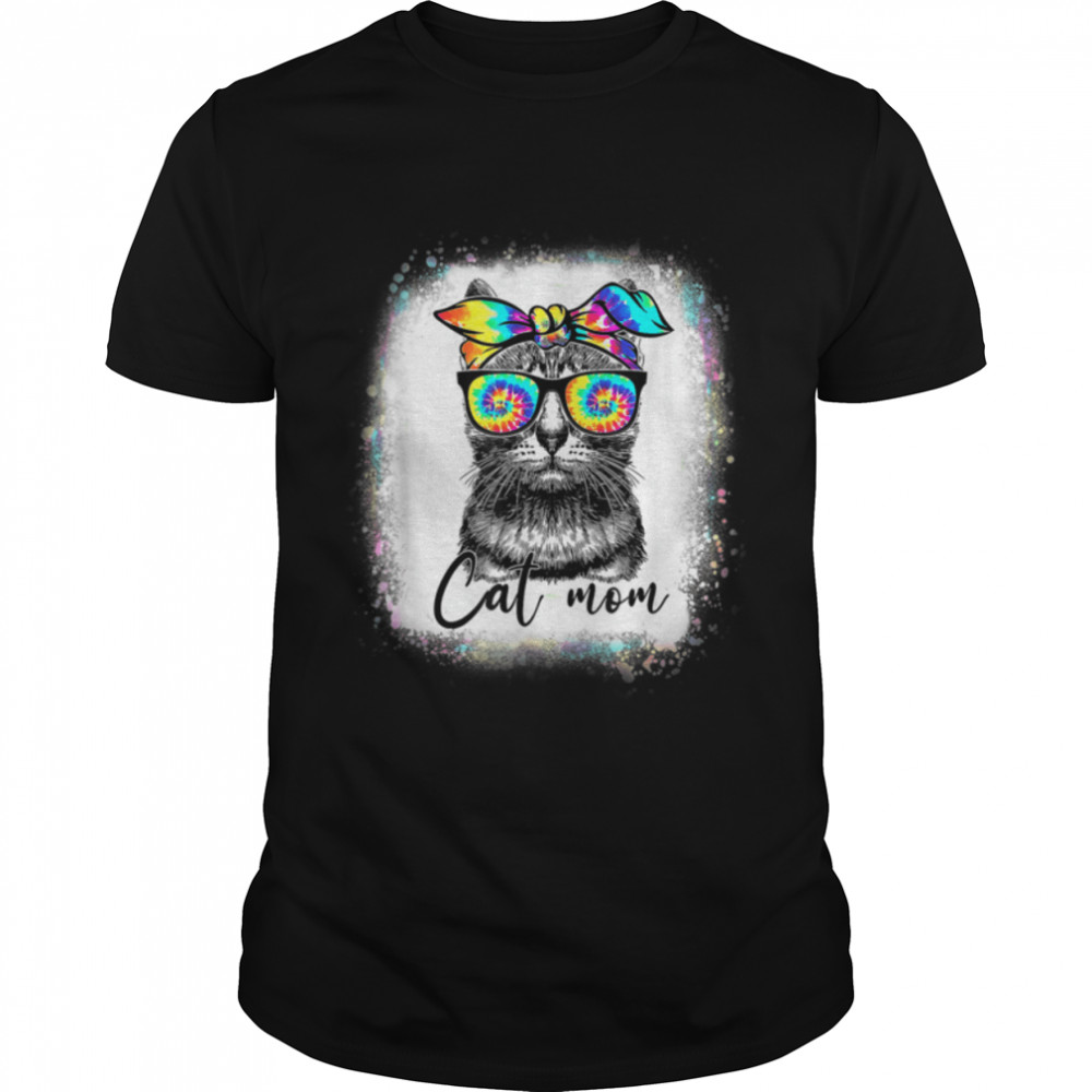 Best Cat Mom Ever Tie Dye Cat Mommy Mother’S Day Catmother T-Shirt B09w5px5n9