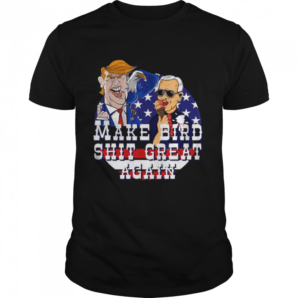Biden Bird Poop Trump Eagle Bird Shit Biden Republican Shirt