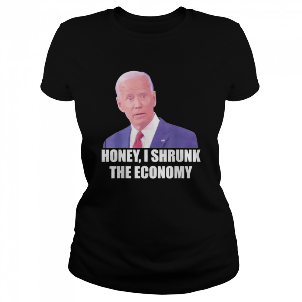 Biden Democrat Honey I Shrunk The Economy Political Shirt 1 » Cool Gifts for You - Mfamilygift Biden Democrat Honey I Shrunk The Economy Political Shirt 1