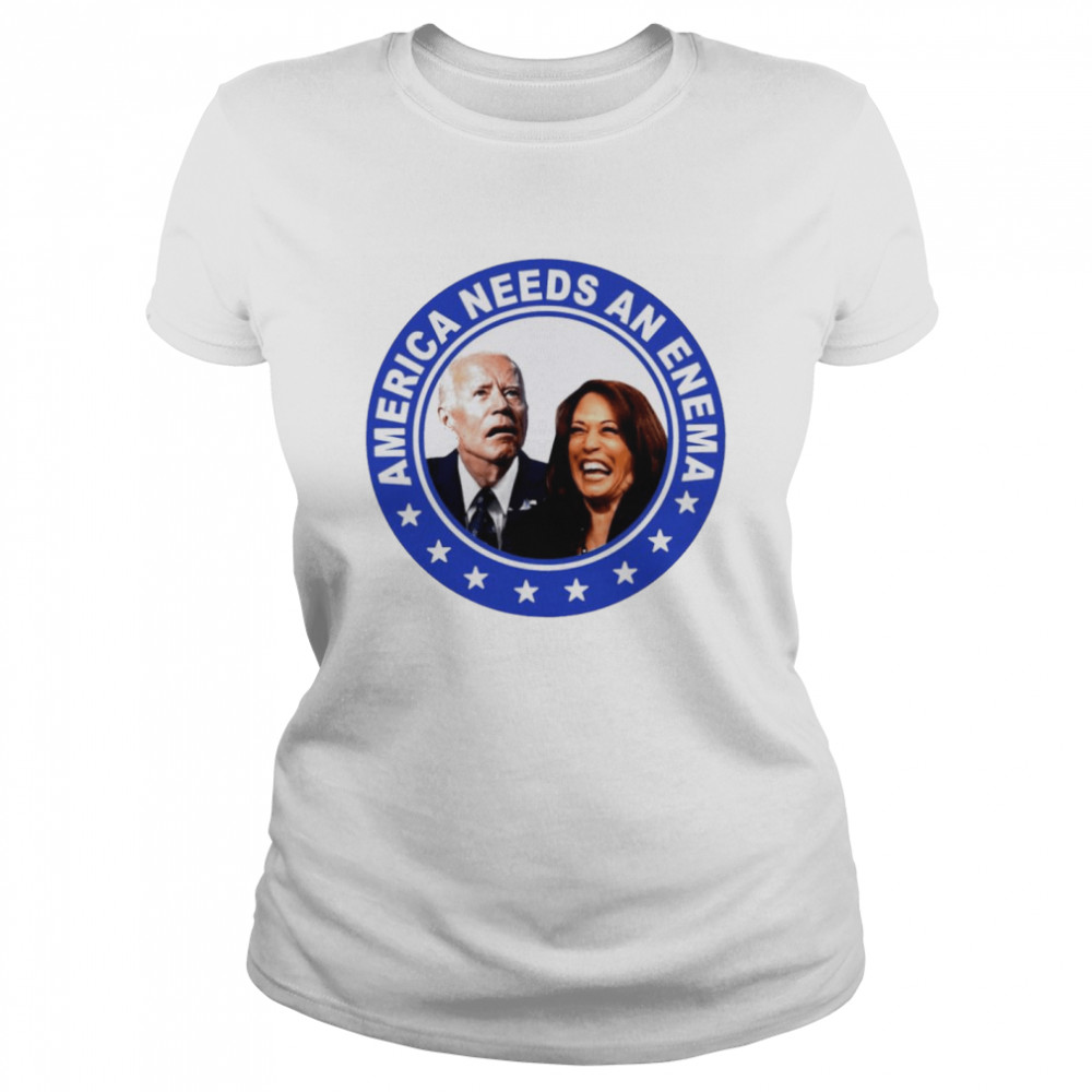 Biden Harris America Needs An Enema Shirt 1 » Cool Gifts for You - Mfamilygift Biden Harris America Needs An Enema Shirt 1