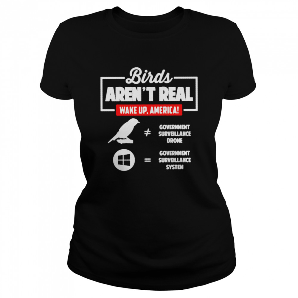 Birds Aren’T Real Wake Up America Government Surveillance Drone Government Surveillance System Shirt 1 » Cool Gifts for You - Mfamilygift Birds Aren’T Real Wake Up America Government Surveillance Drone Government Surveillance System Shirt 1