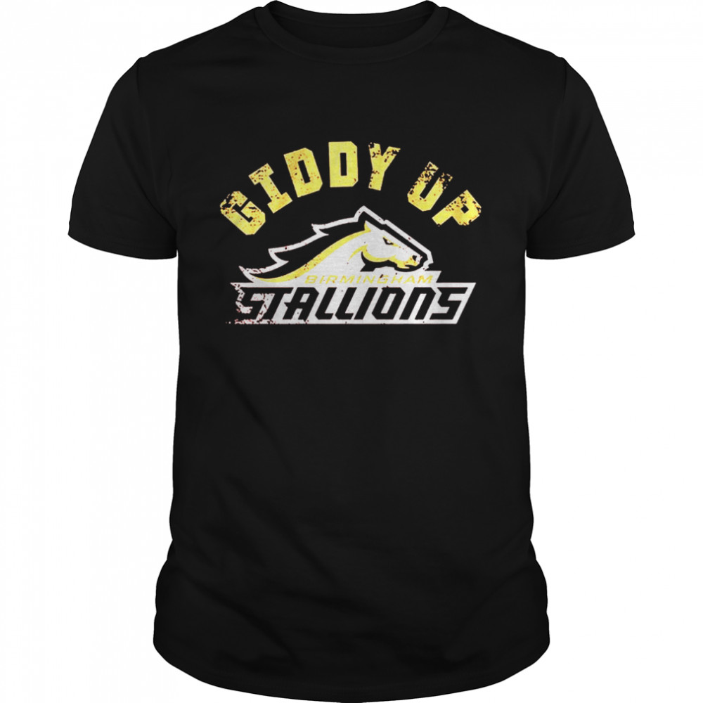 Birmingham Stallions Giddy Up Shirt