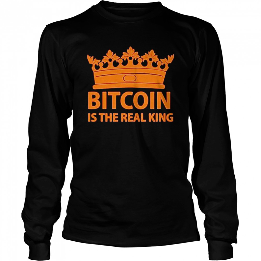 Bitcoin Is The Real King Shirt 2 » Cool Gifts for You - Mfamilygift Bitcoin Is The Real King Shirt 2