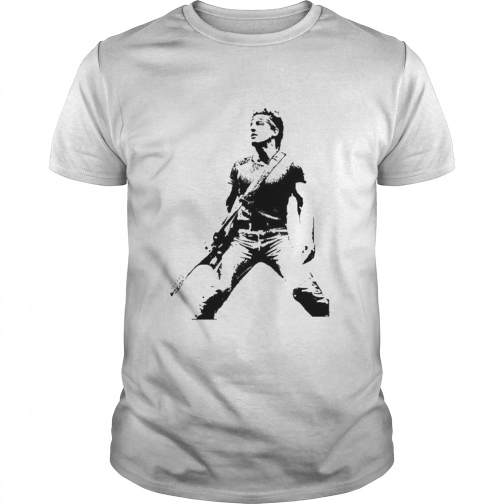 Black And White Style Bruce Springsteen T-Shirt Black And White Style Bruce Springsteen T-Shirt