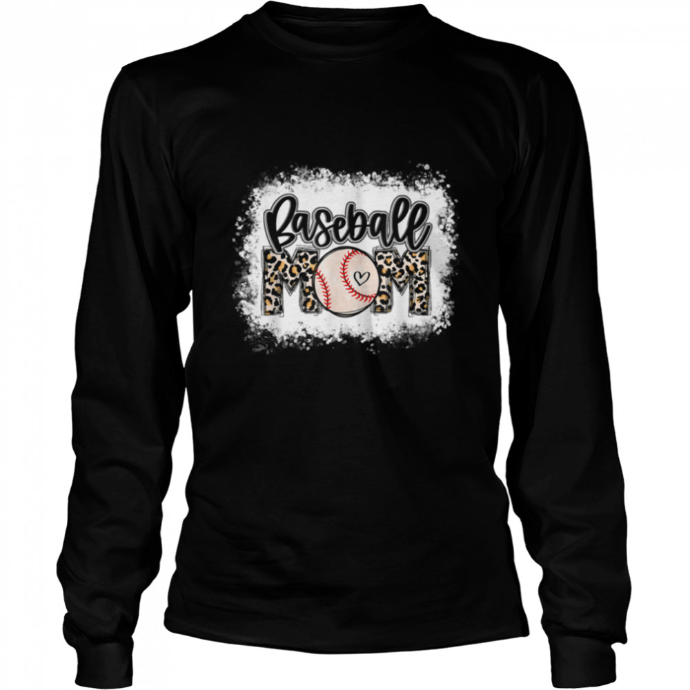 Bleached Baseball Mom Leopard Baseball Mama Mothers Day 2022 T-Shirt 2 » Cool Gifts for You - Mfamilygift Bleached Baseball Mom Leopard Baseball Mama Mothers Day 2022 T-Shirt 2