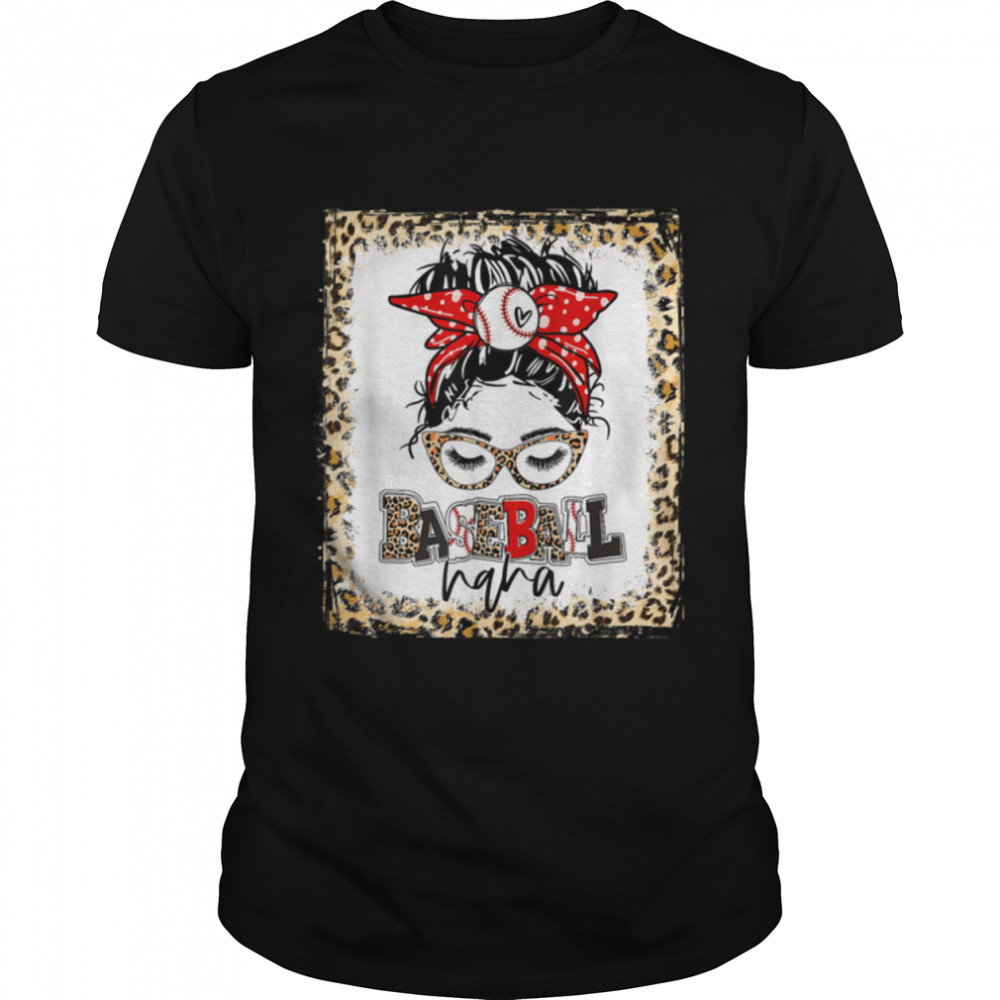 Bleached Baseball Nana Messy Bun Game Day Mothers Day T-Shirt B09vyvqctf Bleached Baseball Nana Messy Bun Game Day Mothers Day T-Shirt B09vyvqctf