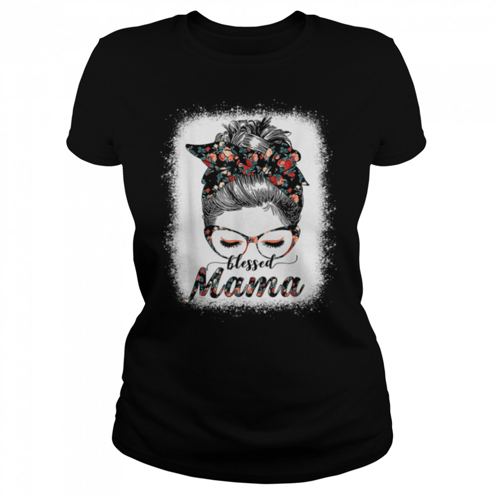 Blessed Mama Messy Bun Women Happy Easter, Mother’S Day T-Shirt B09w5jbbkt 1 » Cool Gifts for You - Mfamilygift Blessed Mama Messy Bun Women Happy Easter, Mother’S Day T-Shirt B09w5jbbkt 1