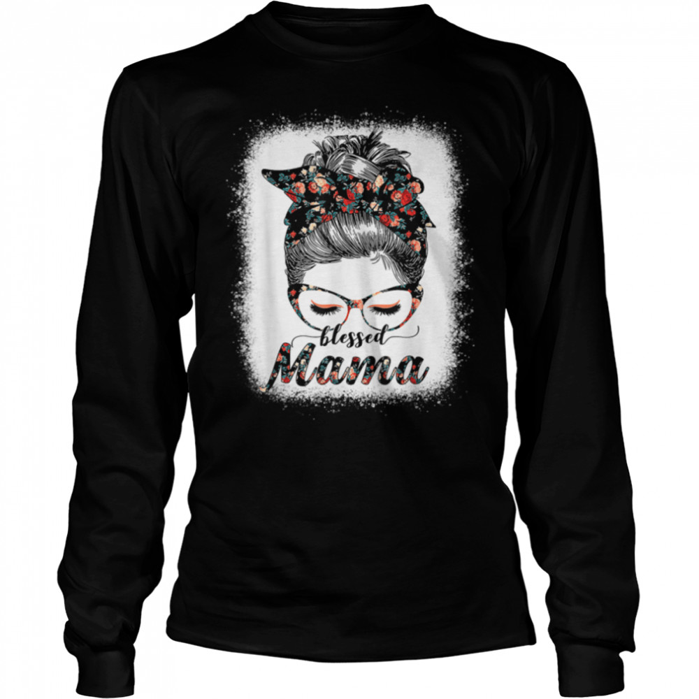 Blessed Mama Messy Bun Women Happy Easter, Mother’S Day T-Shirt B09w5jbbkt 2 » Cool Gifts for You - Mfamilygift Blessed Mama Messy Bun Women Happy Easter, Mother’S Day T-Shirt B09w5jbbkt 2