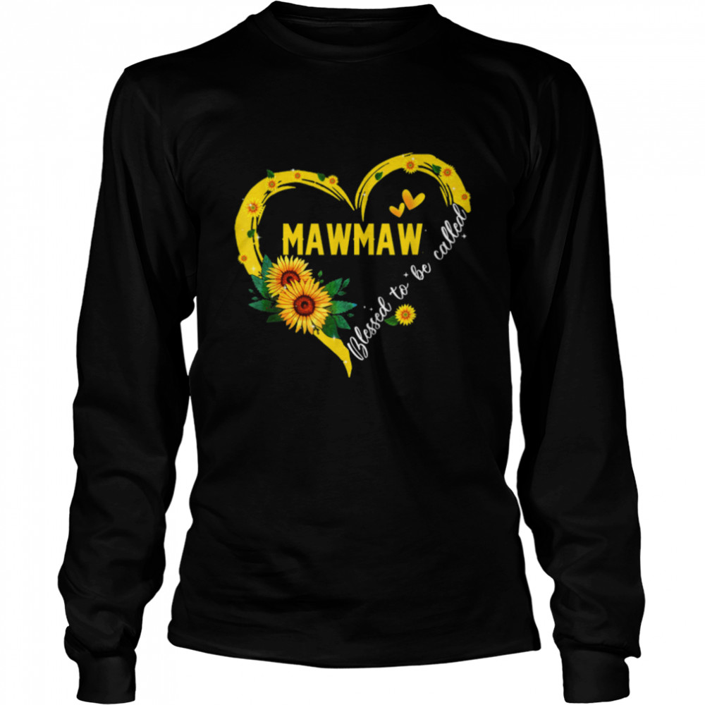 Blessed To Be Called Mamaw Mothers Day Sunflower Grandma T-Shirt B09w5n11vv 2 » Cool Gifts for You - Mfamilygift Blessed To Be Called Mamaw Mothers Day Sunflower Grandma T-Shirt B09w5n11vv 2