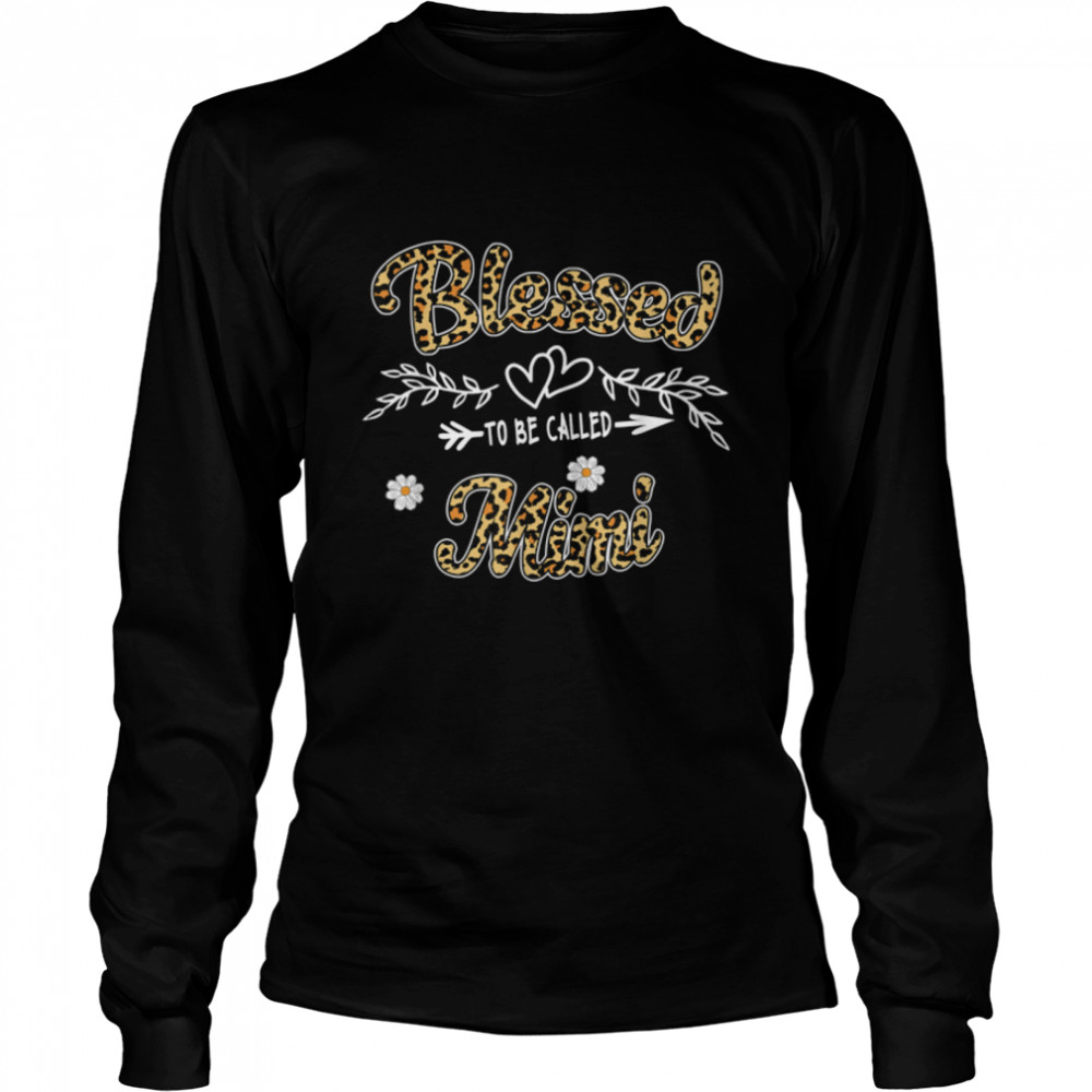 Blessed To Be Called Mimi Womens Leopard Mimi Mothers Day T-Shirt B09w538zpx 2 » Cool Gifts for You - Mfamilygift Blessed To Be Called Mimi Womens Leopard Mimi Mothers Day T-Shirt B09w538zpx 2