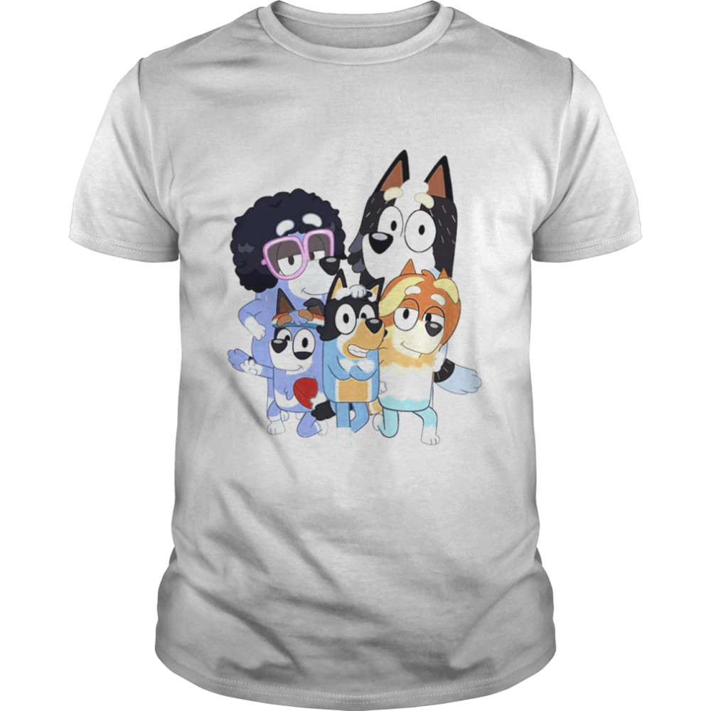 Bluey 80S Heelers Shirt Bluey 80S Heelers Shirt