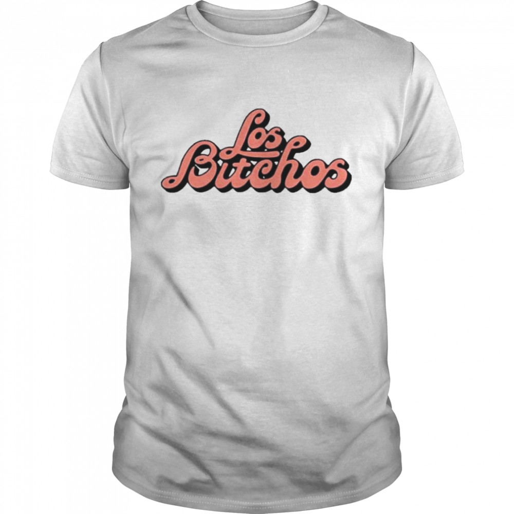 Bob Hardy Wearing Los Bitchos Logo Shirt