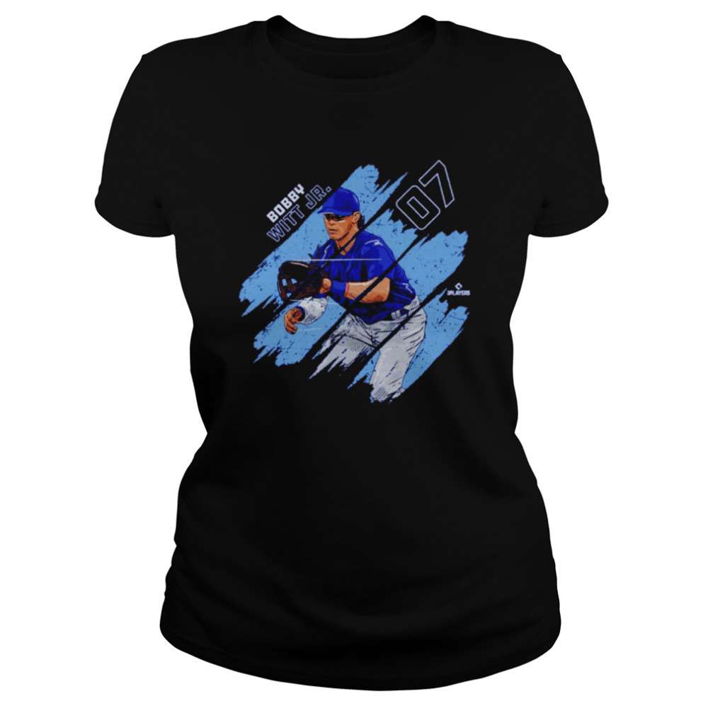 Bobby Witt Jr. Kansas City Stripes Baseball Signatures Shirt 1 » Cool Gifts for You - Mfamilygift Bobby Witt Jr. Kansas City Stripes Baseball Signatures Shirt 1