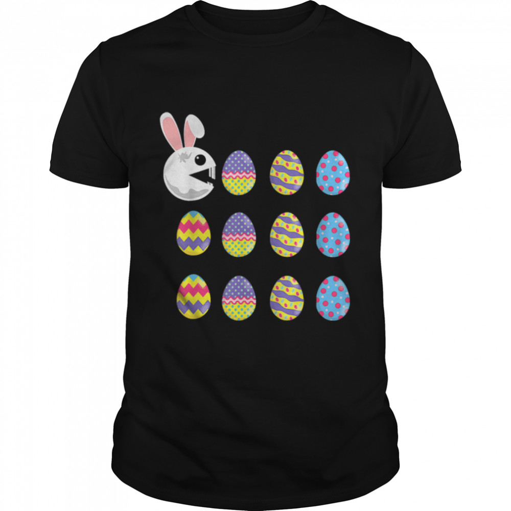 Bunny Eating Eggs Happy Easter Day Rabbit Easter Egg Hunting T-Shirt B09w9ngr49 Bunny Eating Eggs Happy Easter Day Rabbit Easter Egg Hunting T-Shirt B09w9ngr49