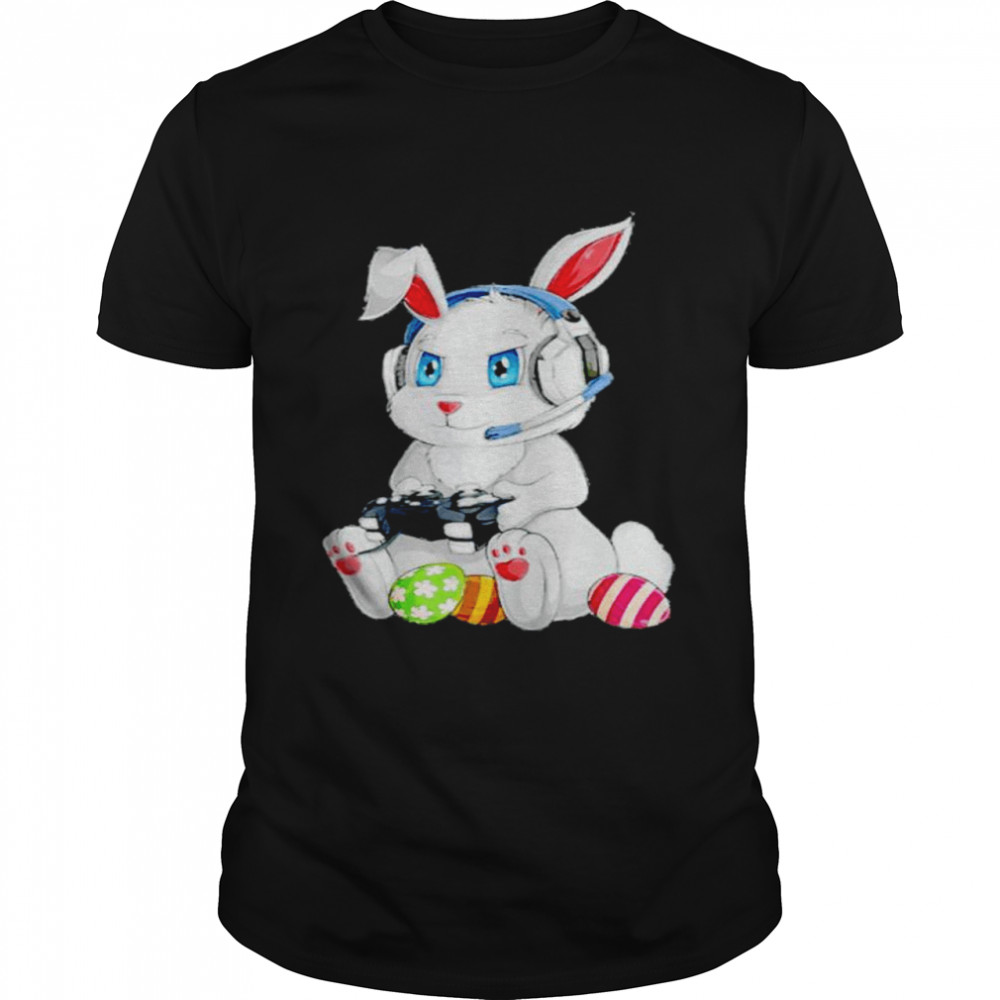 Bunny Gamer Happy Easter Shirt