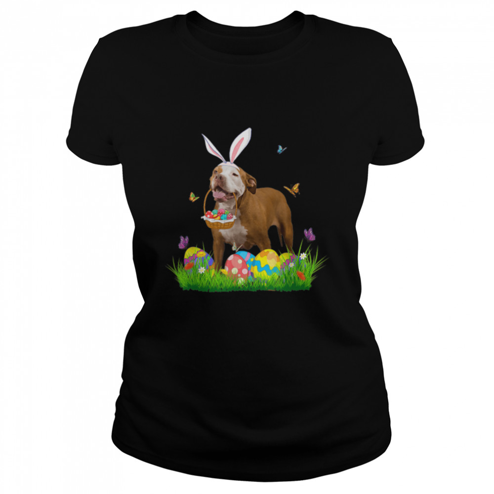 Bunny Pit Bull With Egg Basket Easter Flower Hunting Egg T-Shirt B09vnwrwjf 1 » Cool Gifts for You - Mfamilygift Bunny Pit Bull With Egg Basket Easter Flower Hunting Egg T-Shirt B09vnwrwjf 1