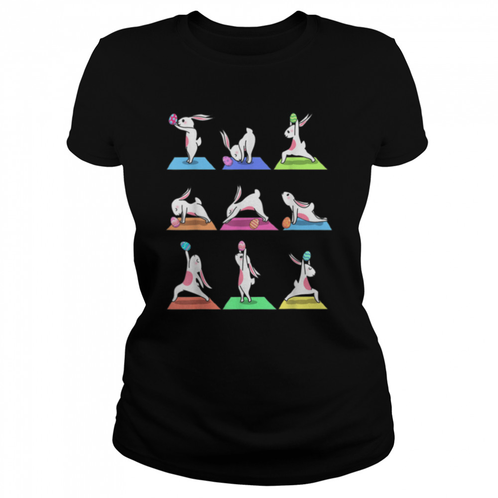 Bunny Yoga Eggs Fun Rabbits In Yoga Poses On Meditation Mats T-Shirt B09vnqm4hf 1 » Cool Gifts for You - Mfamilygift Bunny Yoga Eggs Fun Rabbits In Yoga Poses On Meditation Mats T-Shirt B09vnqm4hf 1