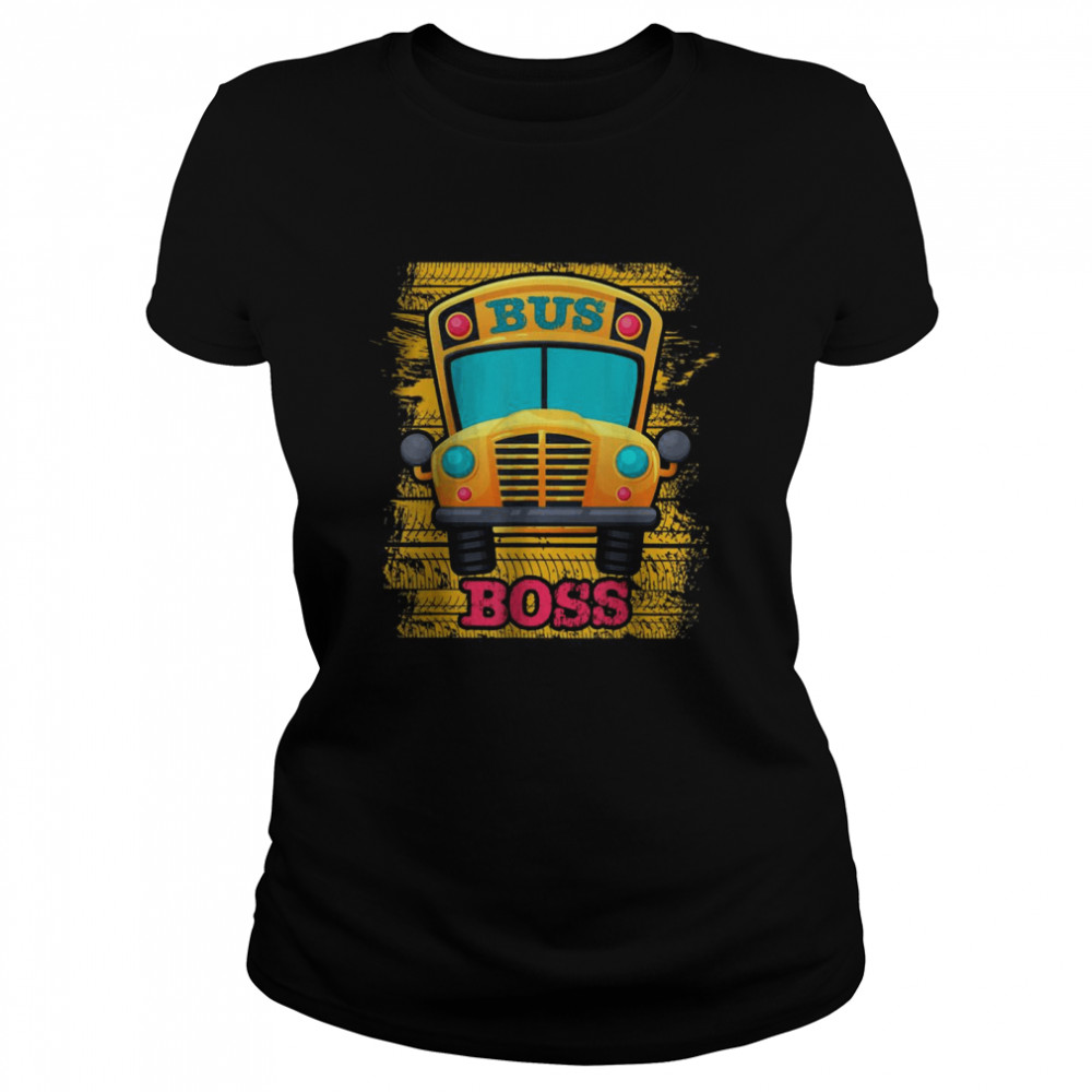 Bus Boss – School Bus Driver Appreciation T-Shirt 1 » Cool Gifts for You - Mfamilygift Bus Boss – School Bus Driver Appreciation T-Shirt 1