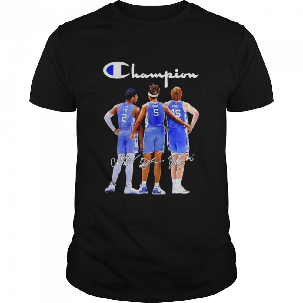Caleb Love Armando Bacot And Brady Manek North Carolina Tar Heels Signatures Shirt Caleb Love Armando Bacot And Brady Manek North Carolina Tar Heels Signatures Shirt