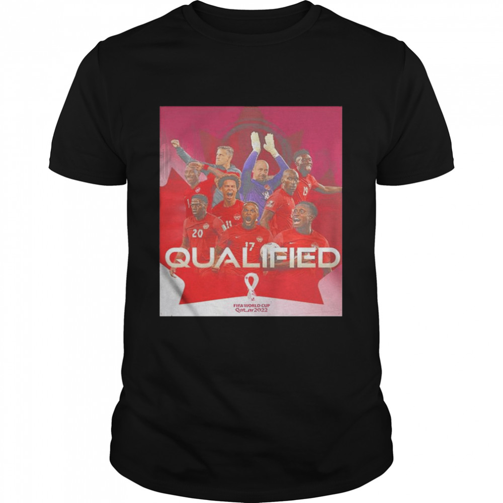 Canada 2022 Men’S Qualified For The World Cup Poster T-Shirt