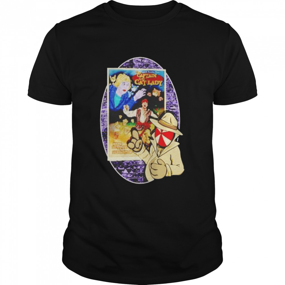 Captain And The Cat Lady Shirt