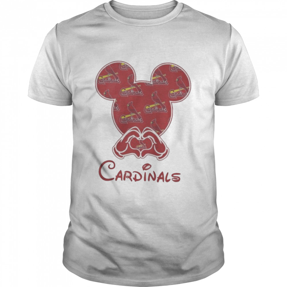 Cardinals Mickey Mouse Logo Shirt Cardinals Mickey Mouse Logo Shirt
