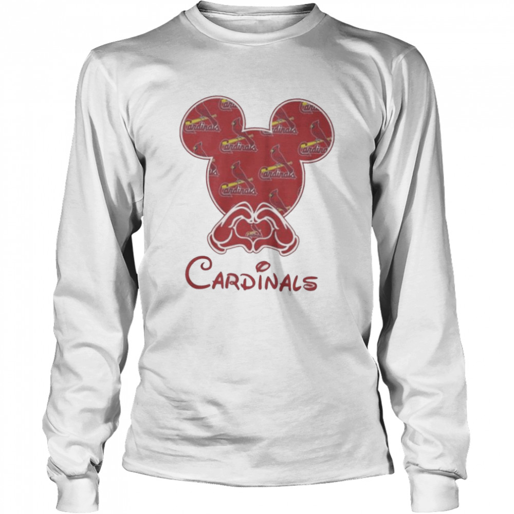 Cardinals Mickey Mouse Logo Shirt 2 » Cool Gifts for You - Mfamilygift Cardinals Mickey Mouse Logo Shirt 2