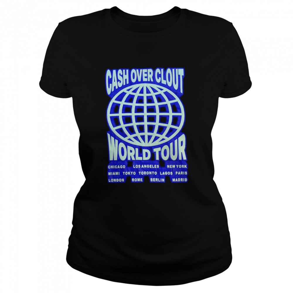 Cash Over Clout World Tour Shirt 1 » Cool Gifts for You - Mfamilygift Cash Over Clout World Tour Shirt 1