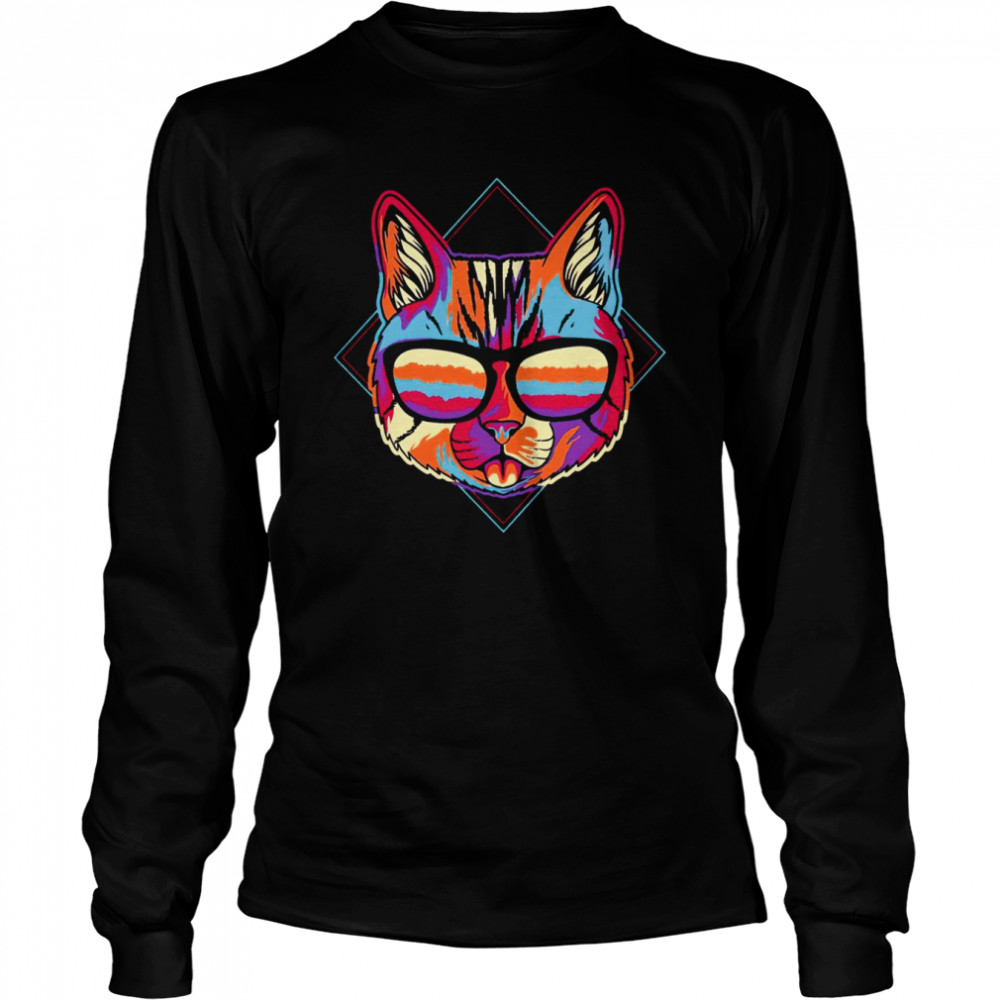 Cat Colorful Shirt 2 » Cool Gifts for You - Mfamilygift Cat Colorful Shirt 2