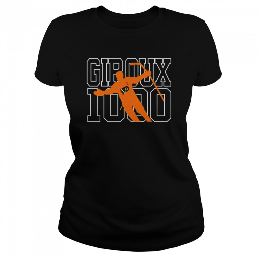 Claude Giroux Philadelphia Flyers Giroux 1000 Shirt 1 » Cool Gifts for You - Mfamilygift Claude Giroux Philadelphia Flyers Giroux 1000 Shirt 1