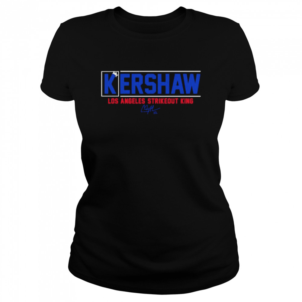 Clayton Kershaw La Strikeout King Los Angeles Dodgers Signature Shirt 1 » Cool Gifts for You - Mfamilygift Clayton Kershaw La Strikeout King Los Angeles Dodgers Signature Shirt 1