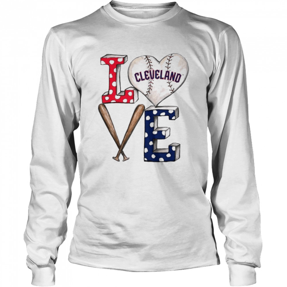Cleveland Guardians Baseball Love Shirt 2 » Cool Gifts for You - Mfamilygift Cleveland Guardians Baseball Love Shirt 2