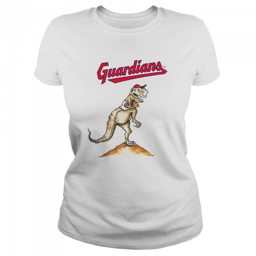 Cleveland Guardians T-Rex Shirt 1 » Cool Gifts for You - Mfamilygift Cleveland Guardians T-Rex Shirt 1