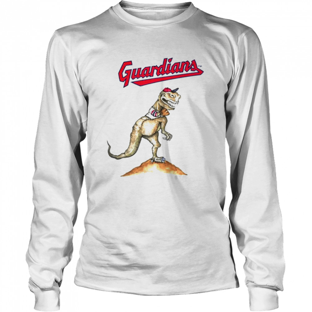 Cleveland Guardians T-Rex Shirt 2 » Cool Gifts for You - Mfamilygift Cleveland Guardians T-Rex Shirt 2