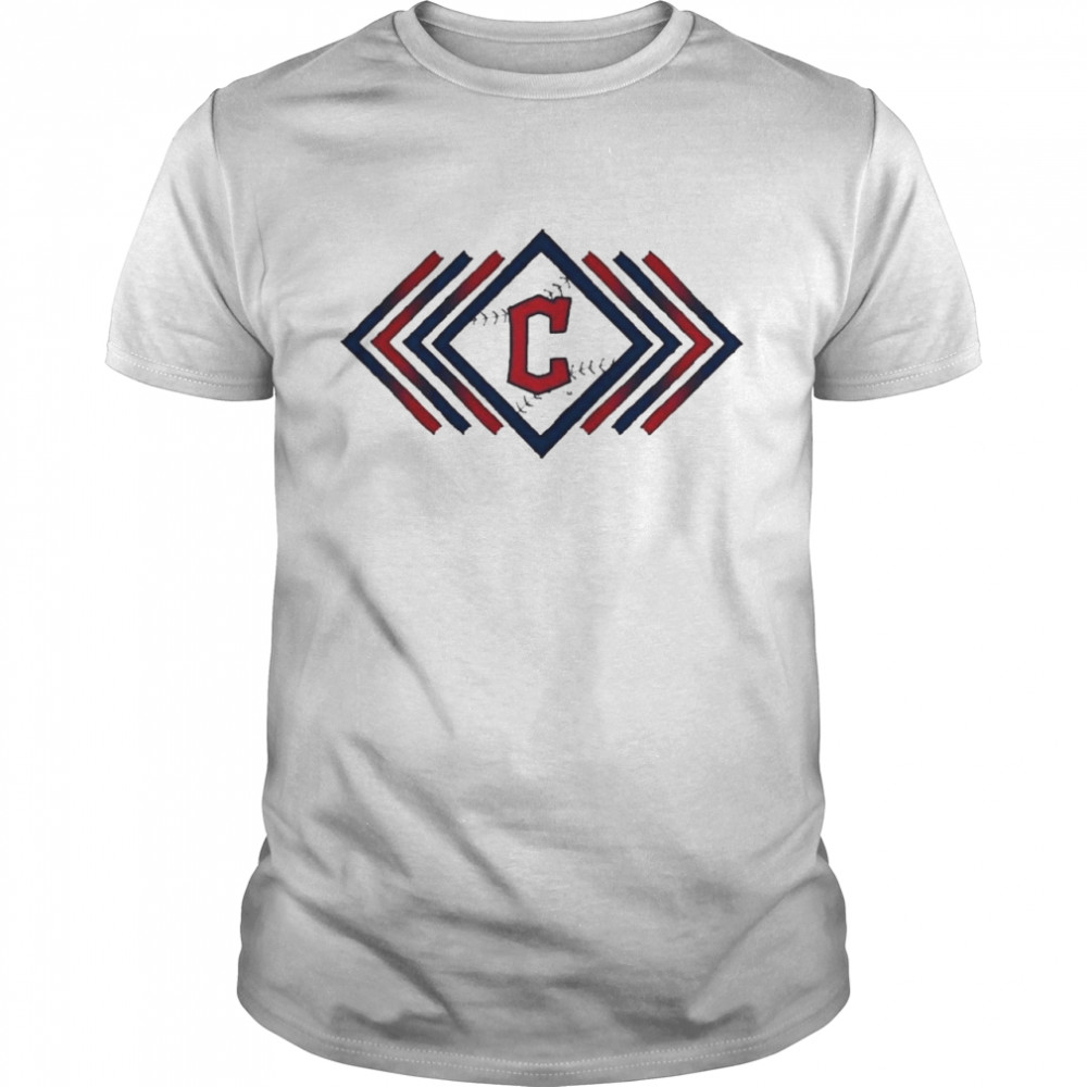 Cleveland Guardians Tiny Turnip Youth Prism Arrows Shirt