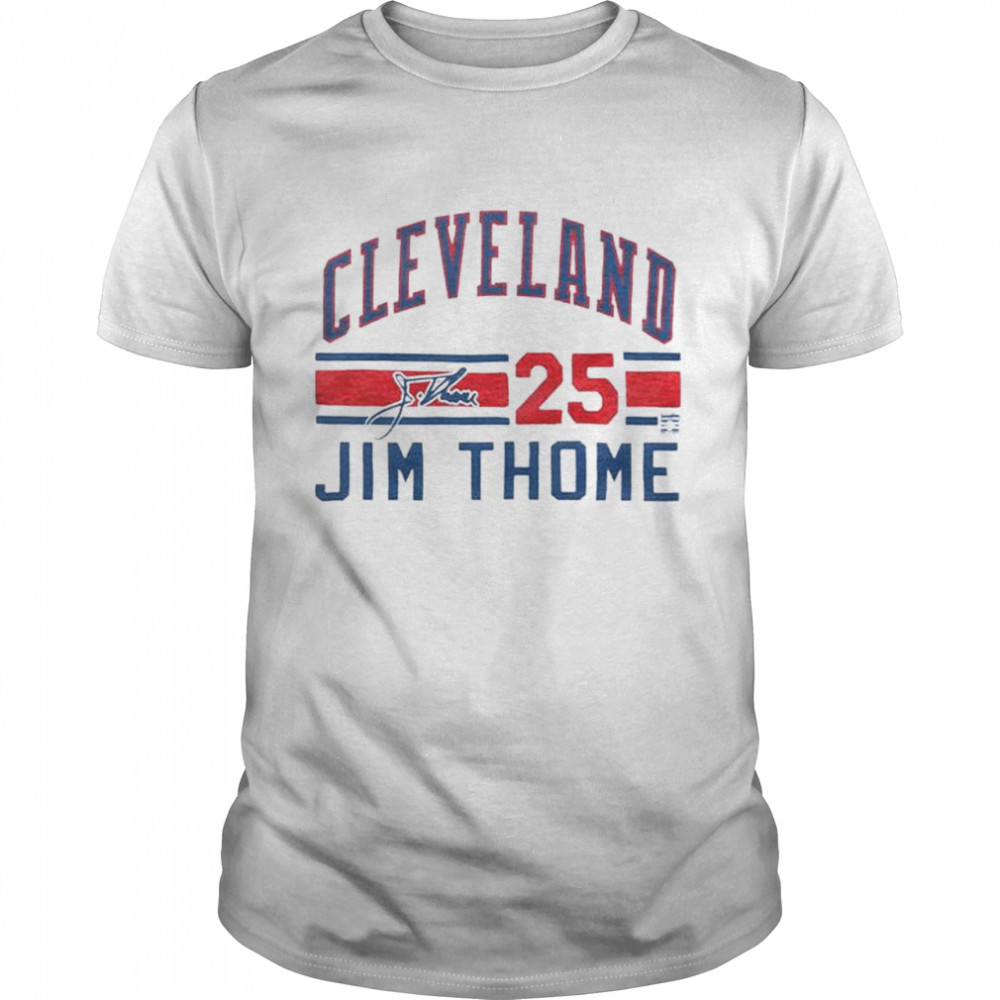 Cleveland Jim Thome 25 Signature Jersey Shirt Cleveland Jim Thome 25 Signature Jersey Shirt