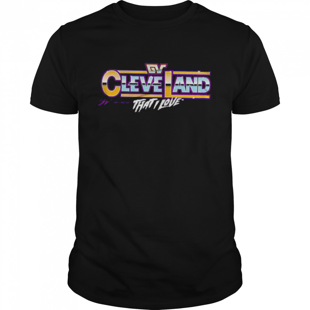 Cleveland Mania That I Love Sport Shirt Cleveland Mania That I Love Sport Shirt