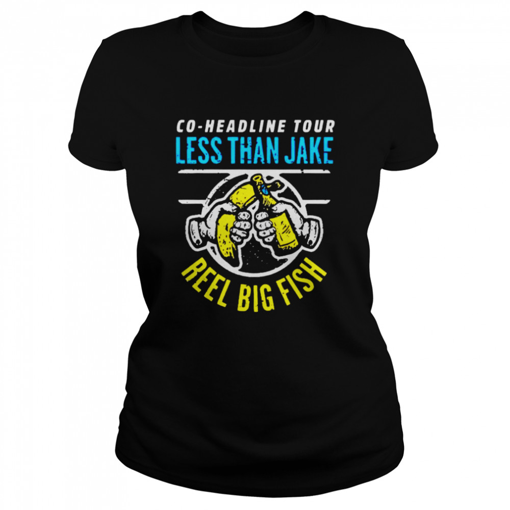 Co-Headline Tour Less Than Jake Reel Big Fish Shirt 1 » Cool Gifts for You - Mfamilygift Co-Headline Tour Less Than Jake Reel Big Fish Shirt 1