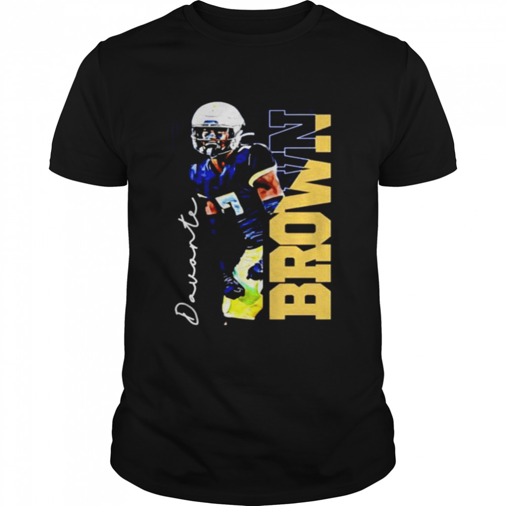 Coach Gus Malzahn Wearing Davonte Brown Shirt