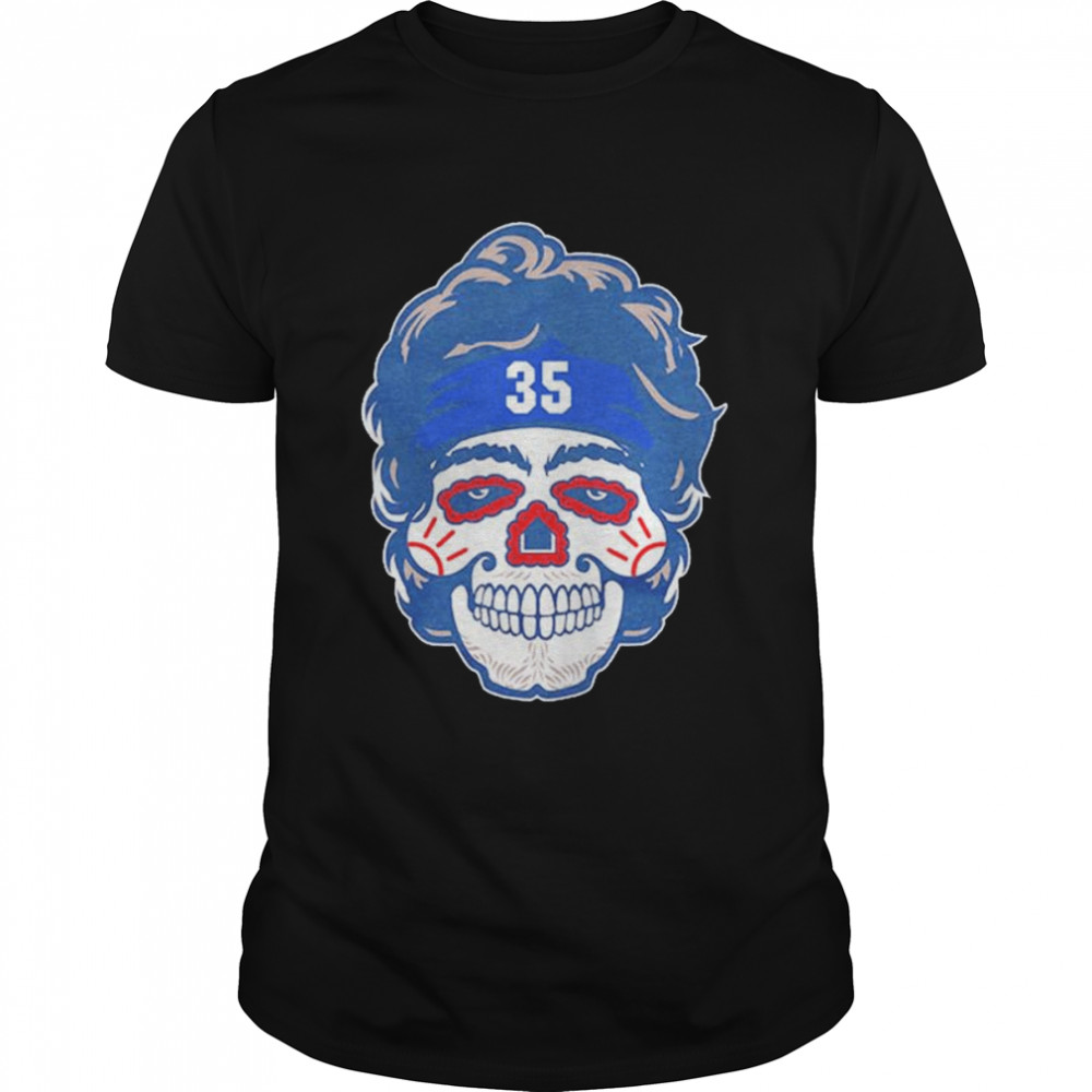 Cody Bellinger Sugar Skull T-Shirt Cody Bellinger Sugar Skull T-Shirt