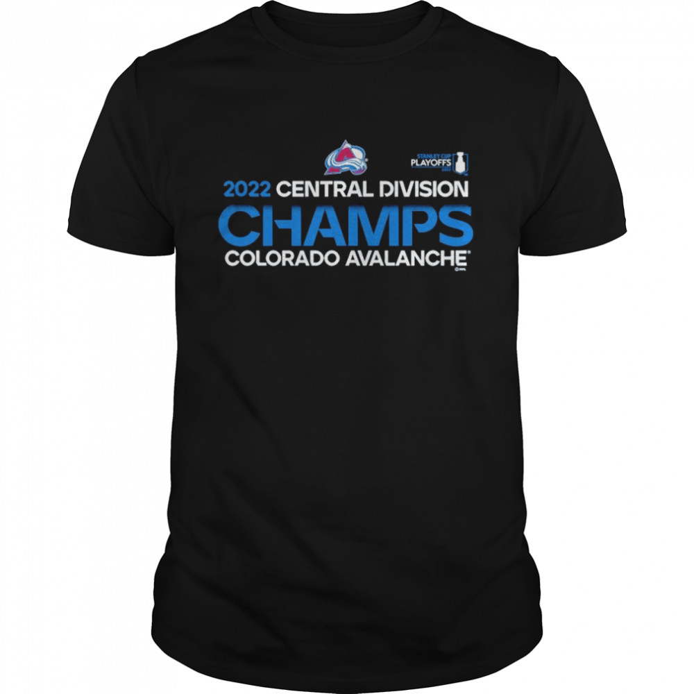 Colorado Avalanche 2022 Central Division Champions T-Shirt