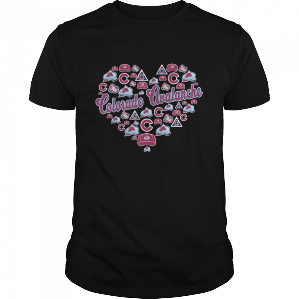 Colorado Avalanche Heart Shirt