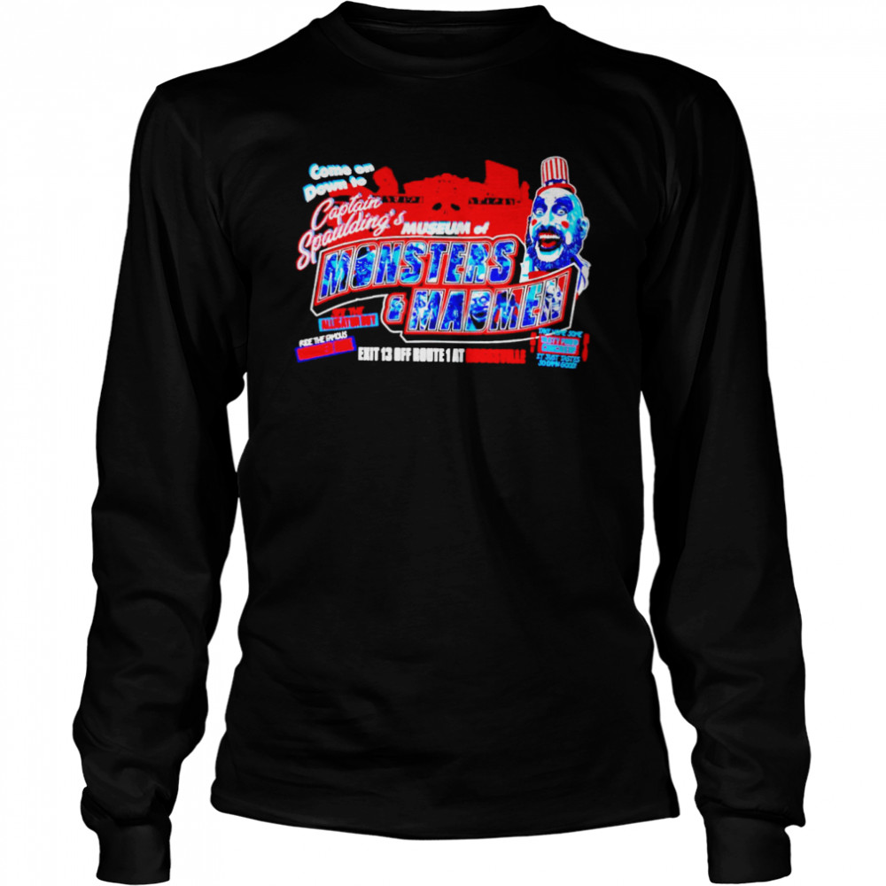 Come On Down To Captain Spaulding’S Museum Of Monsters Shirt 2 » Cool Gifts for You - Mfamilygift Come On Down To Captain Spaulding’S Museum Of Monsters Shirt 2