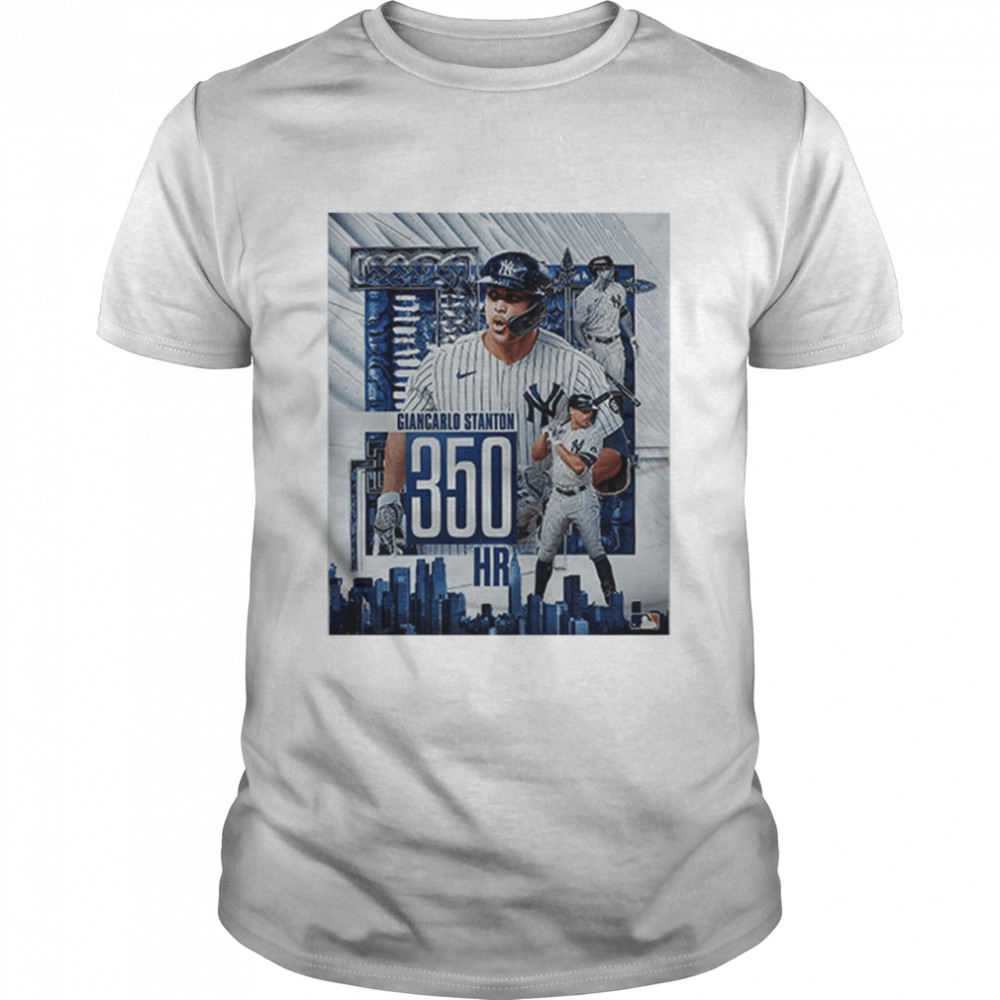 Congratulation Giancarlo Stanton 350 Hr Milestone T-Shirt